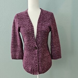 Eddie Bauer Purple Women's Cardigan